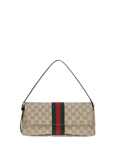 Gucci Beige Madison Medium Shoulder Bag In Multi