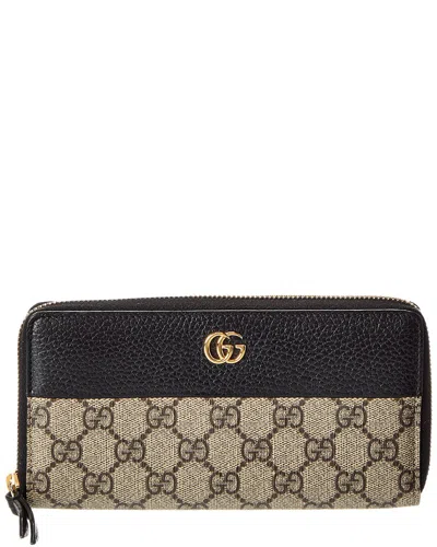 Gucci Beige Monogram Canvas Gg Logo (authentic Pre-loved)