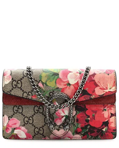 Gucci Gg Dionysus Mini Canvas Shoulder Bag In Brown