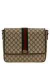 Gucci Beige Ophidia Messenger Bag In Nude