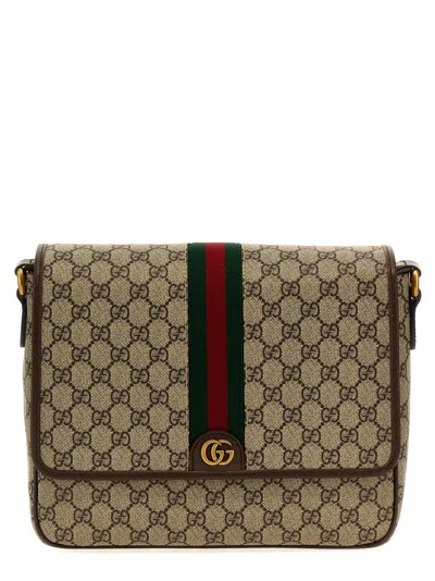 Gucci Beige Ophidia Medium Crossbody Bag