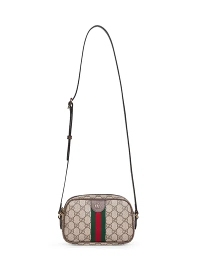 Gucci Beige Ophidia Small Camera Bag In Multi