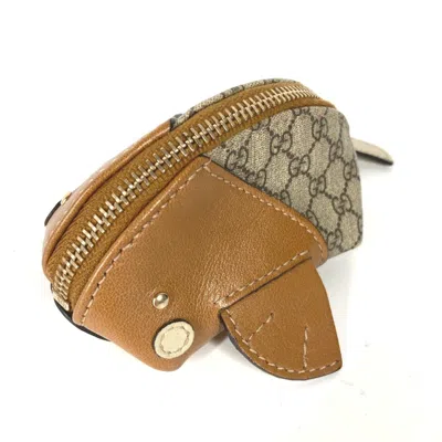 Pre-owned Gucci Beige Other Coin Purse/coin Case ()