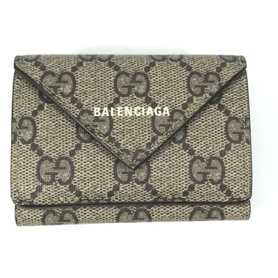 Pre-owned Gucci Beige Other Wallet (tri-fold) ()