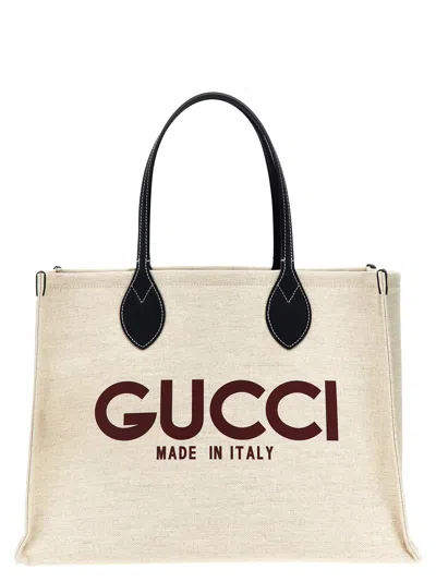 Gucci Beige Polyethylene Tote Women's Bag