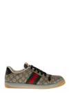 Gucci Gg Supreme Fabric Screener Sneakers In Multi