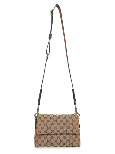 Gucci Beige Small Crossbody Bag In Brown