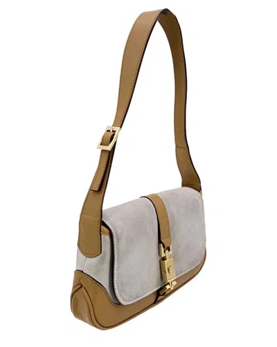 GUCCI GUCCI BEIGE SUEDE HOBOS JACKIE (AUTHENTIC PRE-LOVED)