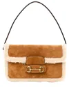Gucci Beige Suede Horsebit 1955 Shoulder Bag (authentic Pre-loved)