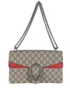 Gucci Beige/red Gg Supreme Canvas Medium Dionysus Shoulder Bag (authentic Pre-  Loved) In Gray
