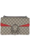 Gucci Beige/red Gg Supreme Canvas Medium Dionysus Shoulder Bag (authentic Pre-  Loved) In Gray