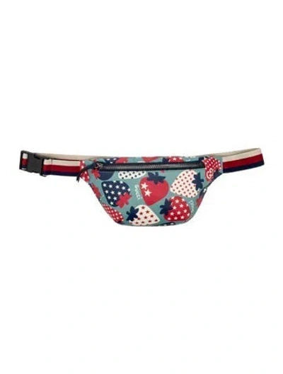 Pre-owned Gucci Kids' Belt Bag In Blue
