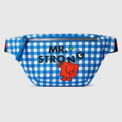 Gucci Kids' Belt Bag With Print In Sand