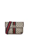 Gucci Ebony Ophidia Gg Suoreme Small Belt Bag In Multi
