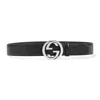 Gucci Reversible  Signature Belt In Black