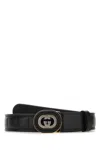Gucci Black Logo Buckle Belt