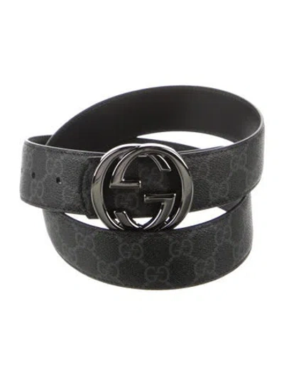 Pre-owned Gucci Belt In Black