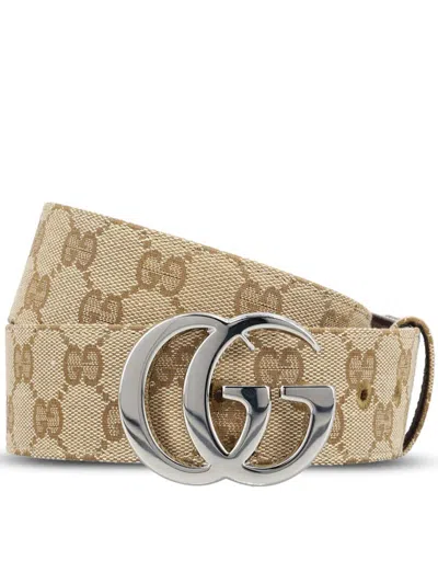 Gucci Leather Belt Adjustable Length Unisex Accessory In Pink