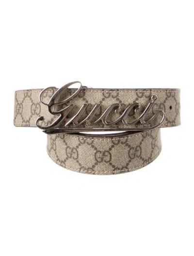 Pre-owned Gucci Belt In Brown/neutrals