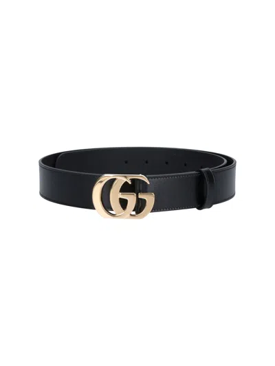Gucci Belt "gg Marmont" In Black