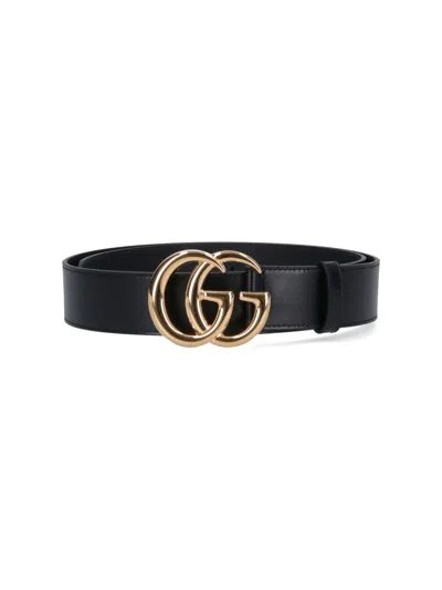 Gucci Belt "gg Marmont" In Black