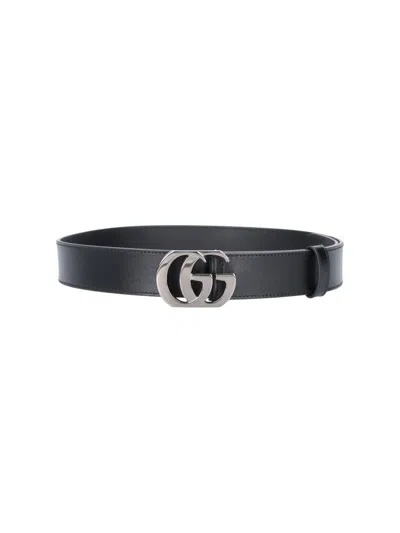 Gucci Belt "gg Marmont" In Black