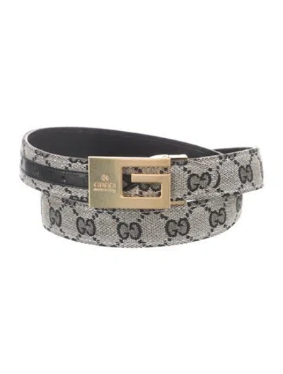 Pre-owned Gucci Belt In Gray