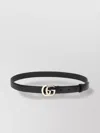 Gucci Belt Leather Gold-tone Buckle