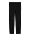 Gucci Logo-patch Tailored Trousers In Black