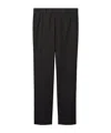 Gucci Horsebit-jacquard Drawstring Trousers In Black