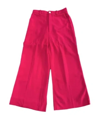 Gucci Belt-loop Casual Pants In Pink