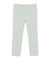 Gucci Belt-loop Casual Pants In White