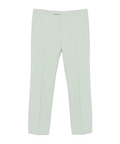 Gucci Belt-loop Casual Pants In White