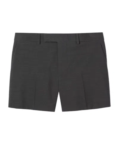 Gucci Belt-loop Shorts In Grey