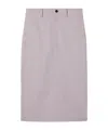 Gucci Belt-loop Skirt In Gray