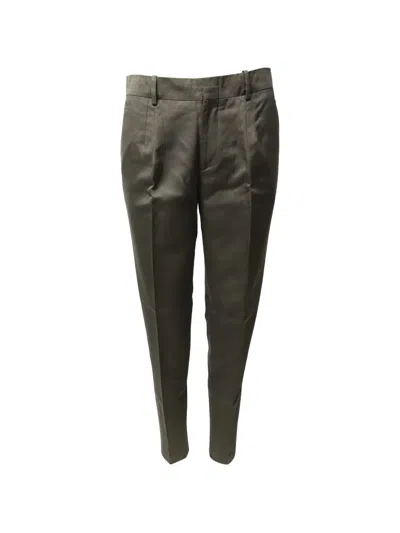 Pre-owned Gucci Belt-loop Trousers In Gray