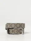 Gucci Reversible Beige Belt Men In Brown