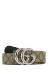 Gucci Gg Fabric Reversible Gg Marmont Belt In Multi