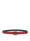 Gucci Logo Plaque Reversible Belt In Pink