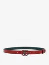Gucci Logo Plaque Reversible Belt In Pink