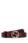 Gucci Logo Belt In Red