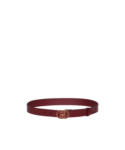 Gucci Belt With Interlocking G Buckle