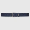 Gucci Belt With Interlocking G Detail In Blue