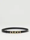 GUCCI GUCCI BELT WOMAN BLACK WOMAN