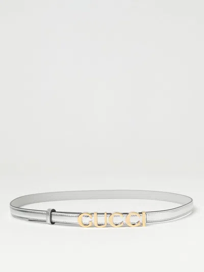 Gucci Belt Woman Silver Woman