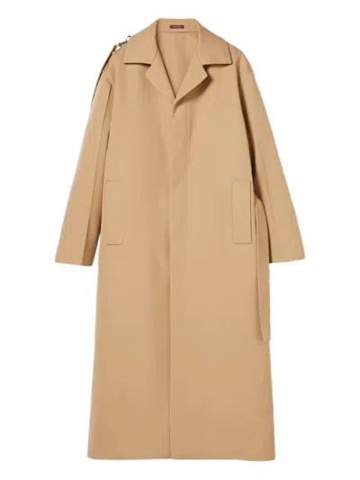 Gucci Belted Coat In Multi