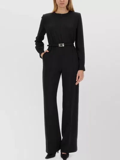 Gucci Belted Jumpsuit In Black