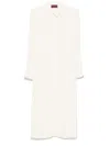Gucci Waist Belted Midi Dress With Detachable Belt In White