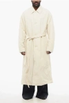 Gucci Belted Monogram Supreme Padded Coat