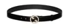 Gucci Belts Blacks And Greys In Black